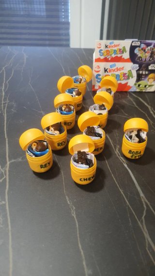 Figuras Star Wars Huevos Kinder Sorpresa