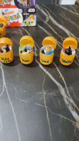 Figuras Star Wars Huevos Kinder Sorpresa