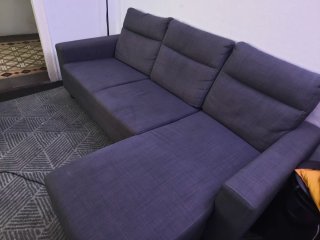 Sofá modular gris 200cm