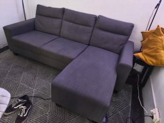 Sofá modular gris 200cm