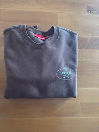 Sudadera Supreme Marrón
