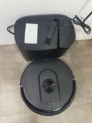 Robot Aspirador  Negro También frega Sin usar