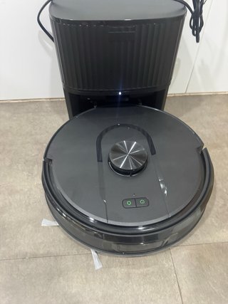 Robot Aspirador  Negro También frega Sin usar