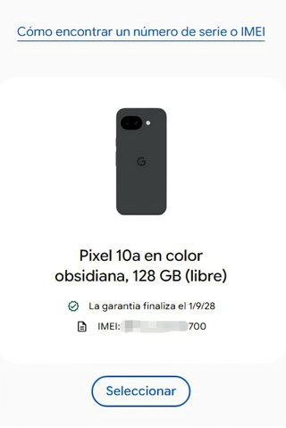 Movil Google Pixel 10a PRECINTADO