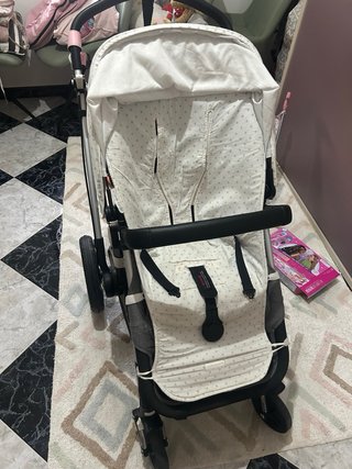 Bugaboo Camaleón con capota rosa y gris