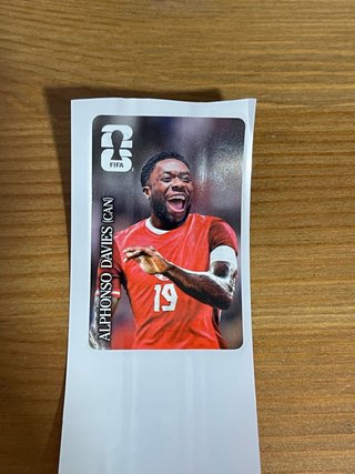 Cambio cromo cocacola Alphonso Davies mundial 2026