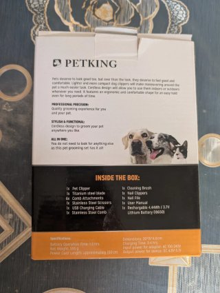 Máquina Cortapelo Perros Petking Profesional