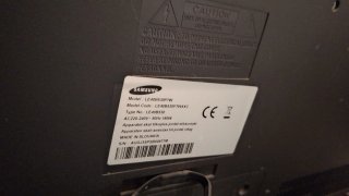 Televisión Samsung 40 Negra