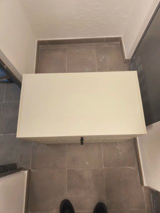 Cómoda Ikea Gursken 3 cajones beige