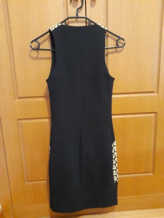 Vestido XTSY Negro y Amarillo