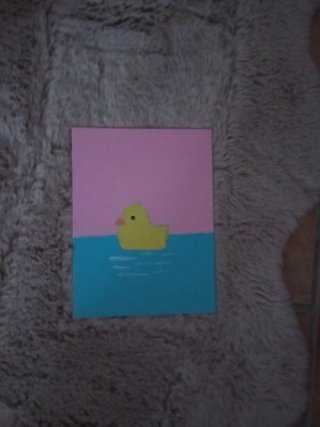 Cuadro decorativo patito