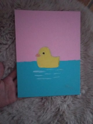 Cuadro decorativo patito