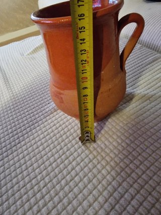 Brocca/Boccale rustico terracotta vintage.