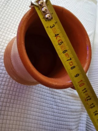Brocca/Boccale rustico terracotta vintage.