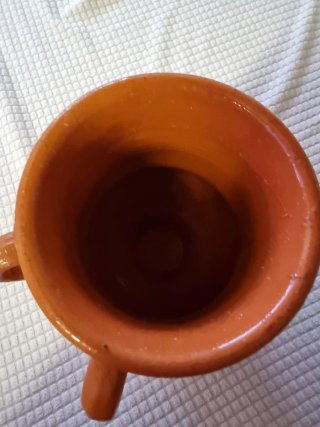 Brocca/Boccale rustico terracotta vintage.