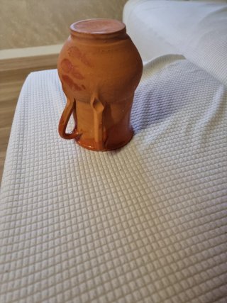 Brocca/Boccale rustico terracotta vintage.