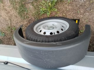 Remolque de carga gris