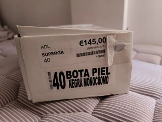 Botas Superga Piel Negras Talla 40