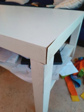 Mesita de centro blanca ikea