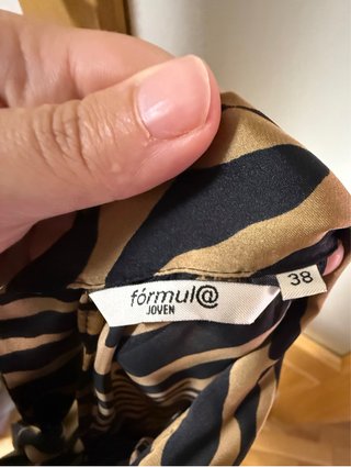 Mono estampado cebra talla 38