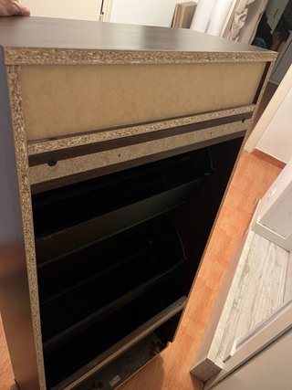 Zapatero Brusali Ikea Marrón