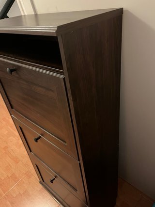 Zapatero Brusali Ikea Marrón