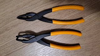 Pinze Beta per anelli elastici 1032-180 e 1034-170