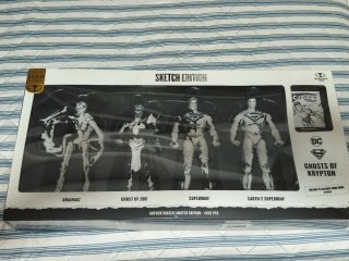 Pack 4 Figuras DC Ghosts of Krypton Sketch