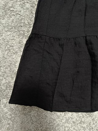 Vestido negro corto Zara