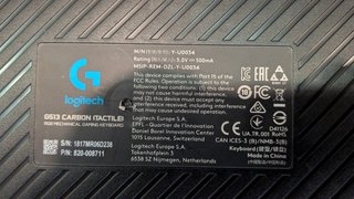 Teclado Mecánico Gaming Logitech G513