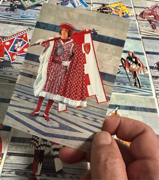 1973, 17 Postales Históricas Contrade Siena Italia