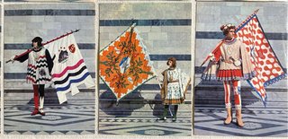 1973, 17 Postales Históricas Contrade Siena Italia