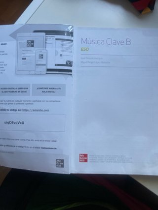 Libro Música Clave B - 3º ESO Mc Graw Hill