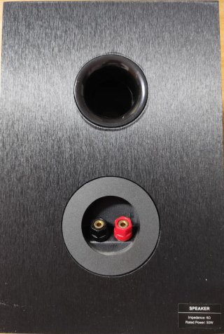 Pareja de altavoces negros
