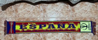 Bufanda España 2002 Budweiser vintage