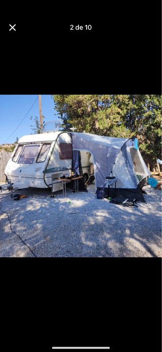 Caravana inglesa para finca, parcela, camping