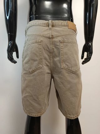 Pantalón corto vaquero Zara marrón
