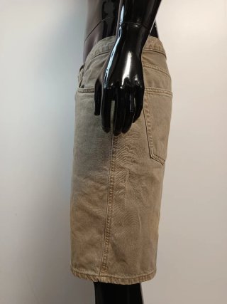 Pantalón corto vaquero Zara marrón