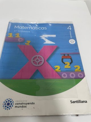 Libros matemáticas 4 de primaria santillana 1 y 3
