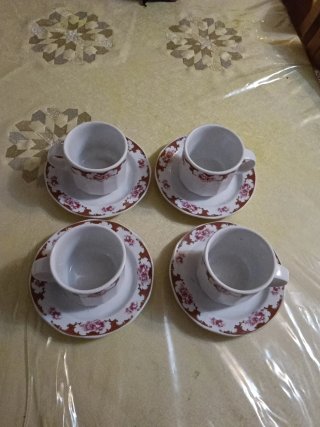 Juego de 30 tazas de café de porcelana