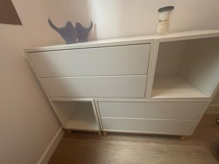 Aparador cajonera modular IKEA EKET blanco