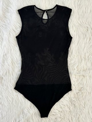 Top de encaje negro Nuevo