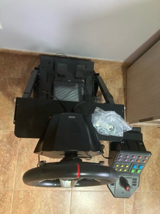 Volante Hori + Botonera Logitech + Soporte