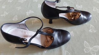 Zapatos de baile negros mujer