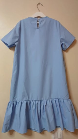 Vestido niña Talla 11 azul claro