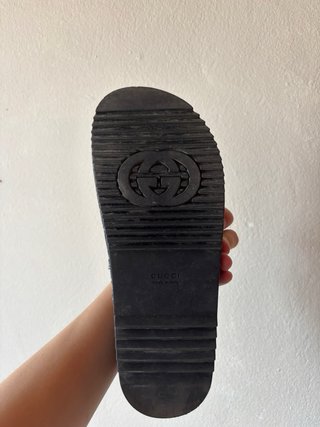 Sandalias Gucci Negras
