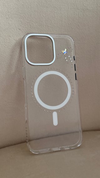 Funda iPhone 16 Pro Max Transparente Mariposa