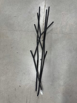 Perchero Covo Latva Diseño Nórdico Negro