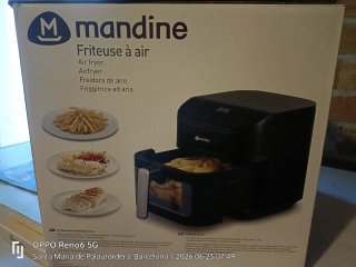 Mandine Air Fryer Freidora de Aire 6 litros