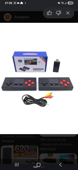Mini Consola Retro 620 Juegos